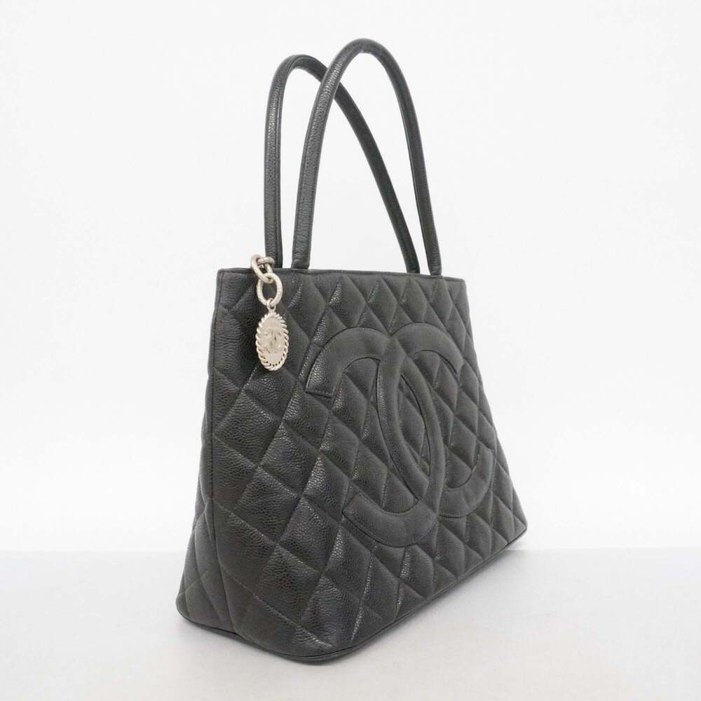 CHANEL Black Caviar Leather Reissue Tote Bag - Picture 2 of 13